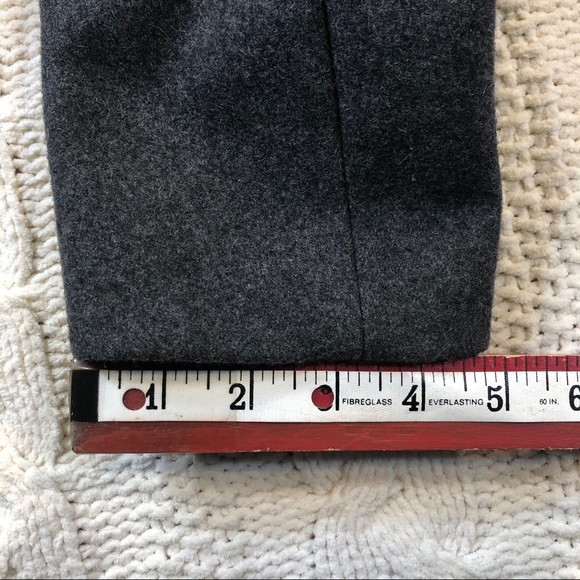 Gap grey wool blend biker jacket sz L - Picture 10 of 10